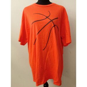 Amazon Women's Orange Black Basketball T-Shirt Size 2XL
